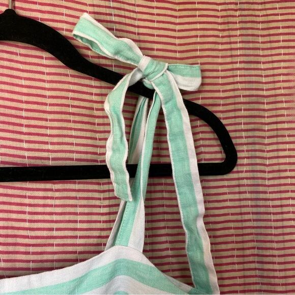 Stoney Clover x Target Mint and White Linen Blend Striped Tank Size Extra Small - Picture 6 of 13